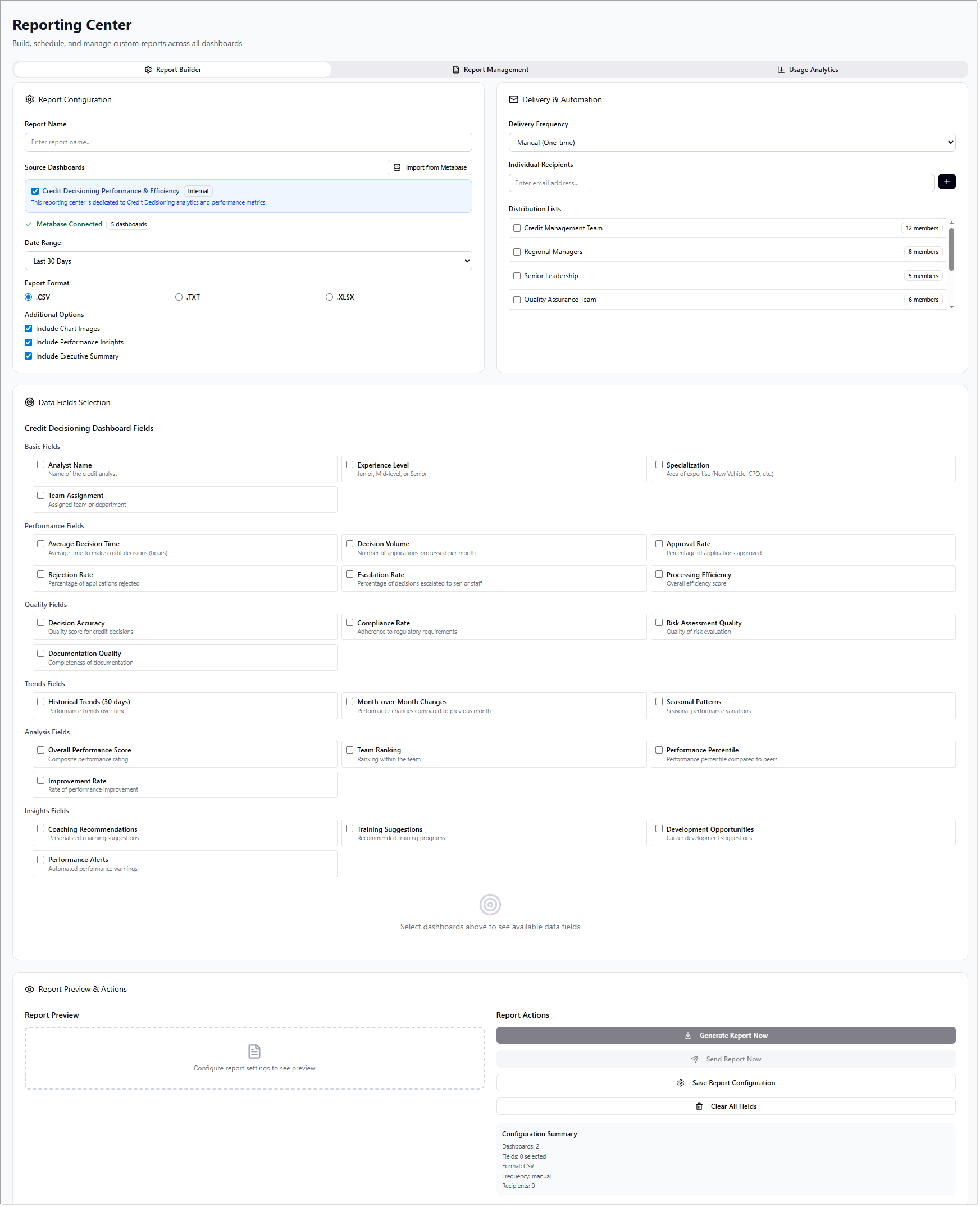 Report Builder