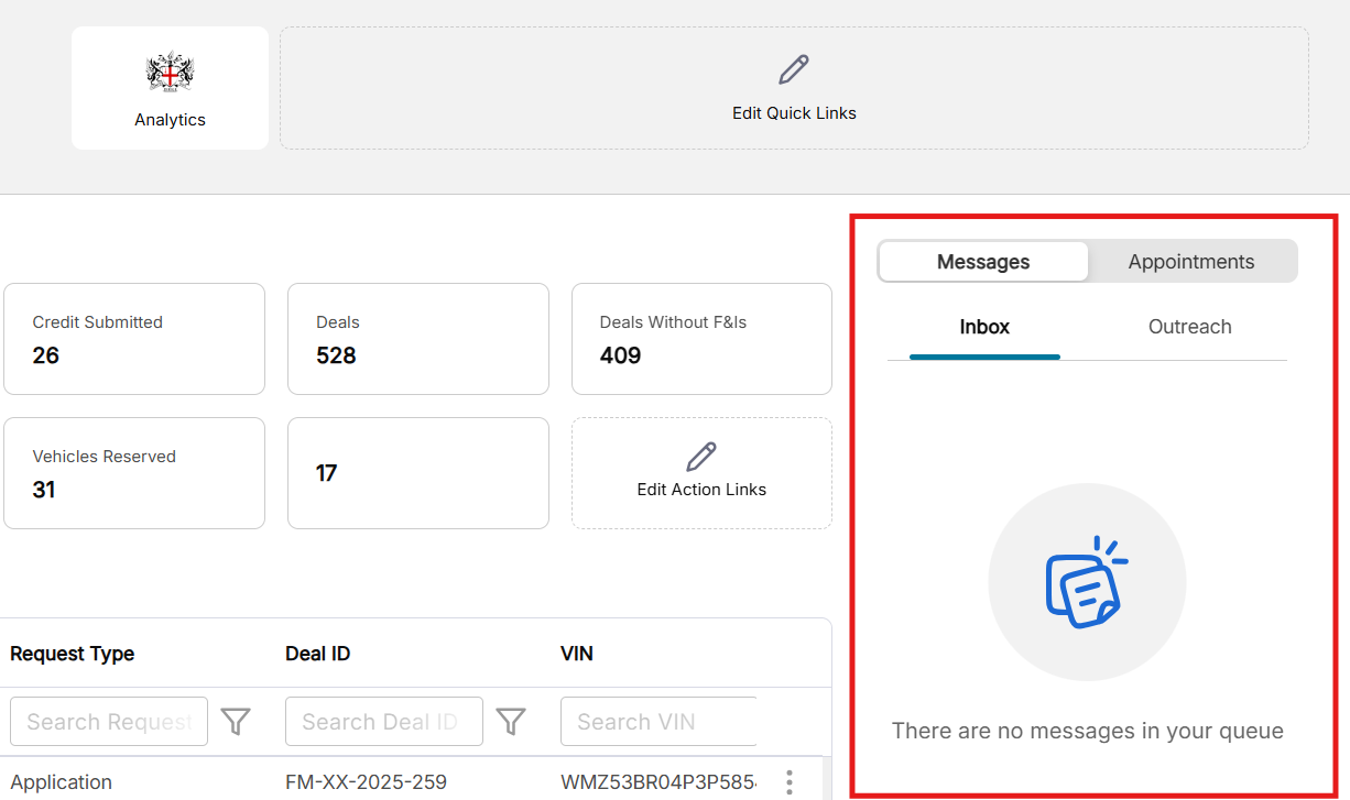 Messages & Appointments