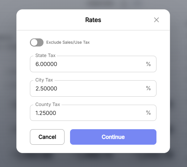 Combined Tax Rate