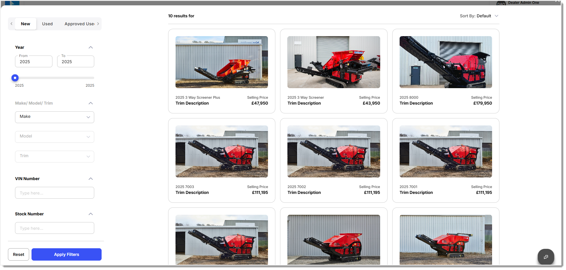 Create New Quotation Header Section Choose Asset from Inventory